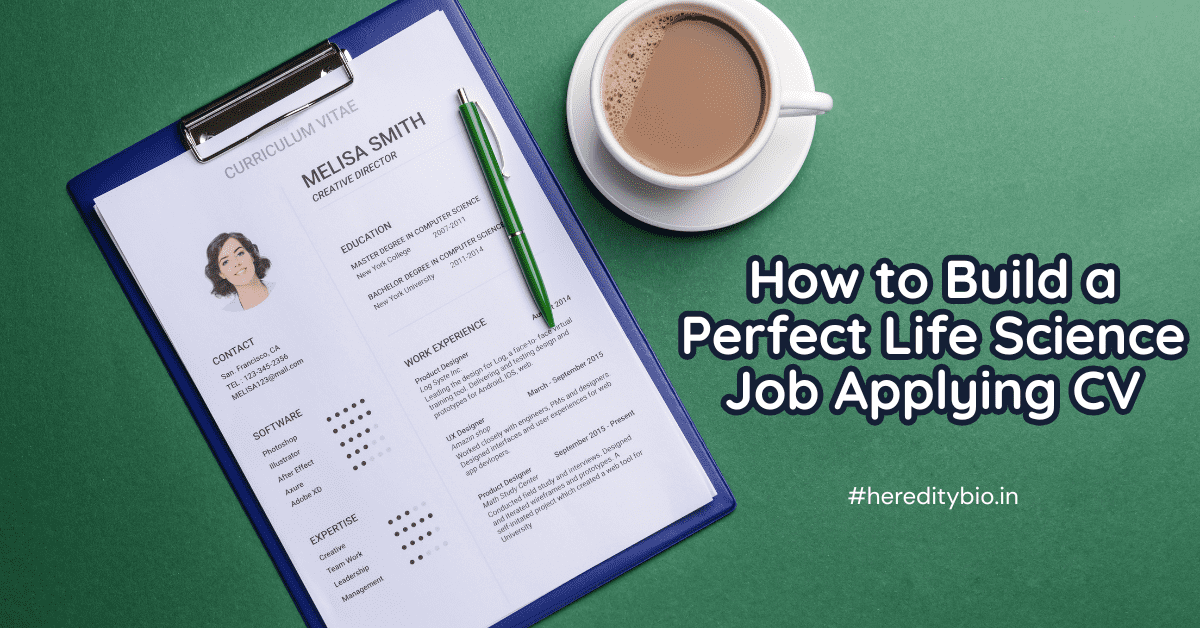 You are currently viewing How to Build a Perfect Life Science Job Applying CV